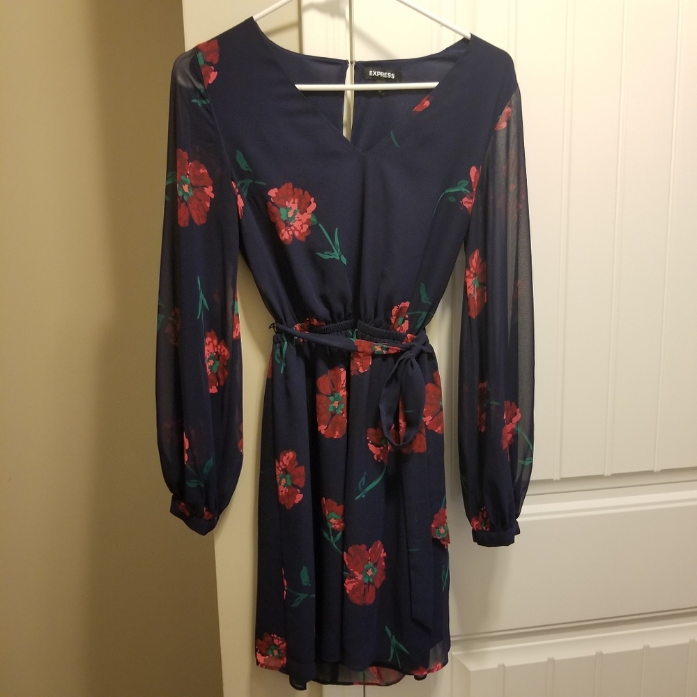 Express XS flower dress